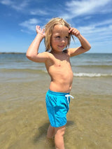 SPLASH Teal Swim Shorts by Me & Henry