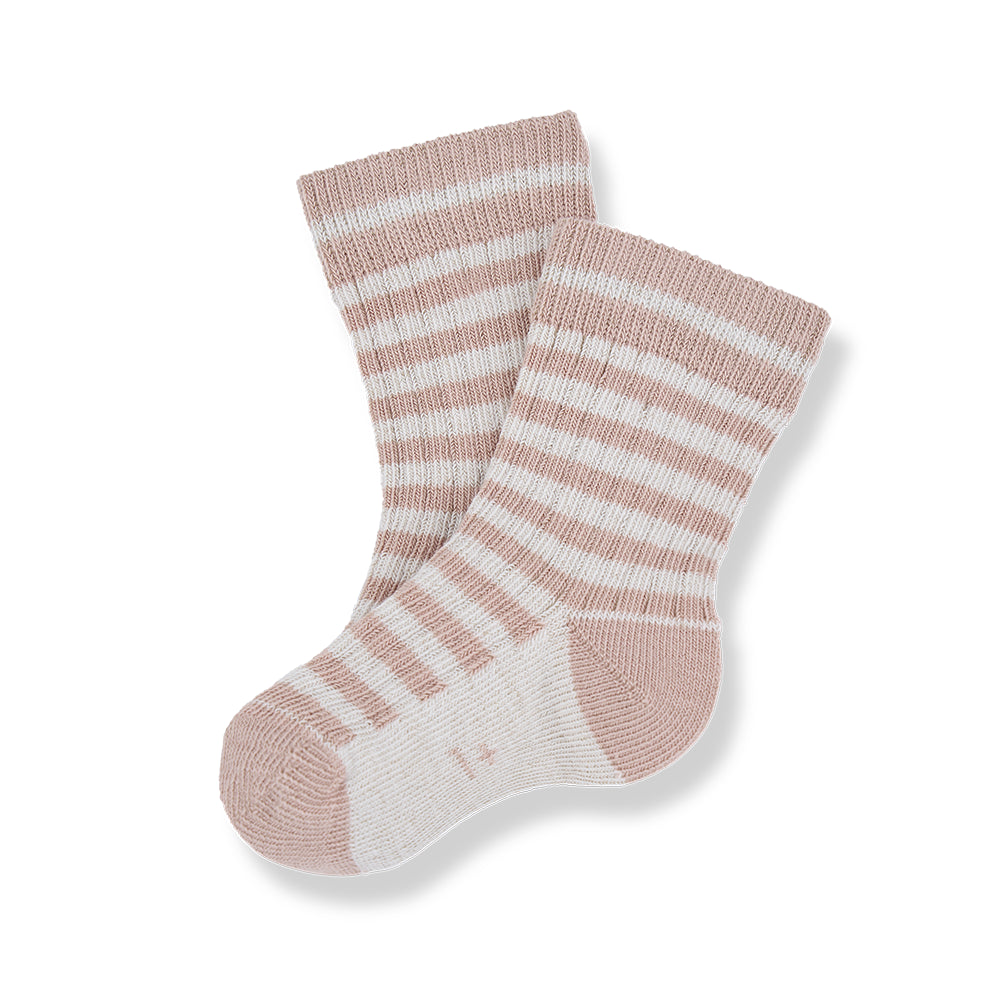 striped rib socks - tuscany by 1+ in the family