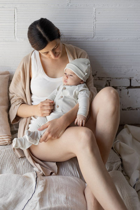 guim jumpsuit- pale/aqua by 1+ in the family