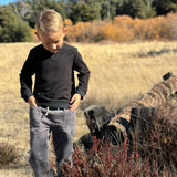 Tarquin Black Sweatshirt by Me & Henry