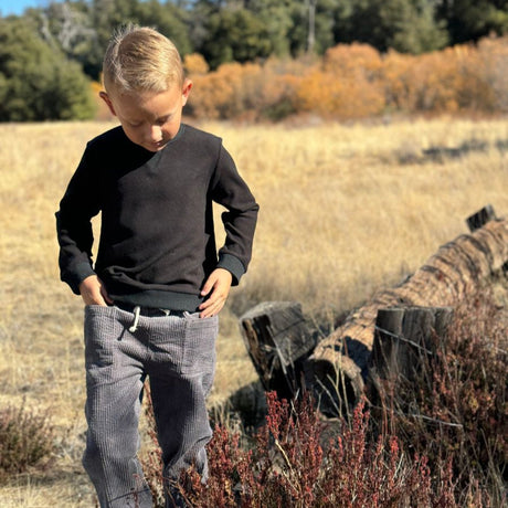 Tarquin Black Sweatshirt by Me & Henry