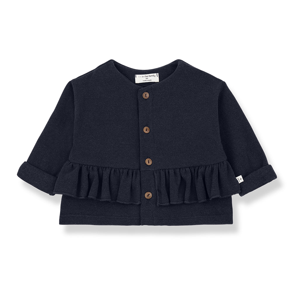 vanessa girly jacket- dark blue by 1+ in the family