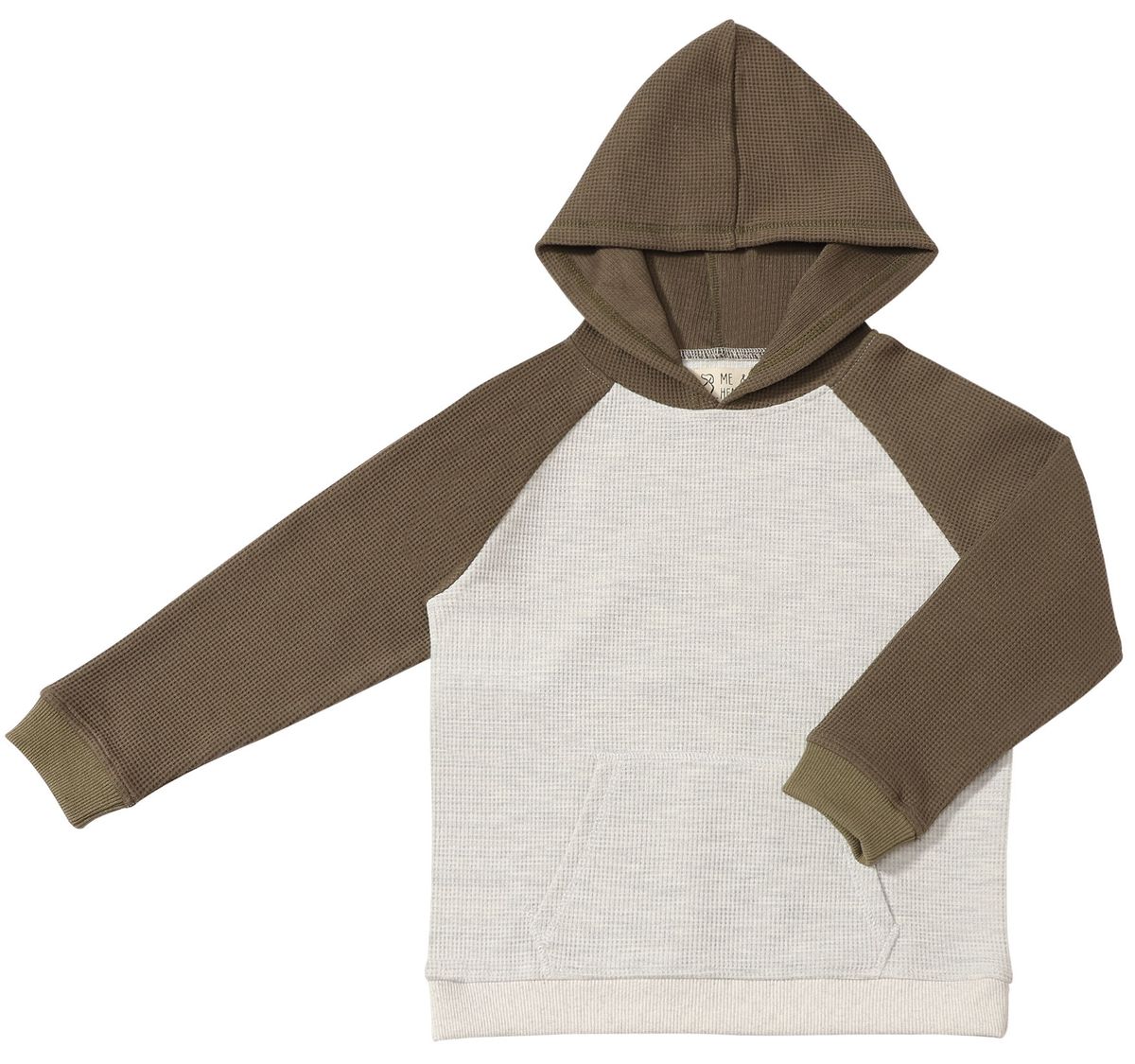 James Hooded Top Grey/Olive by Me & Henry
