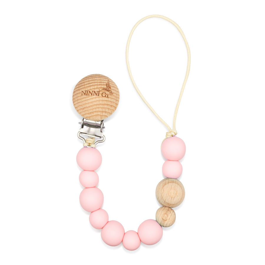 Ninni Co. Rosebud Pacifier Clip
