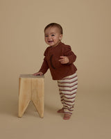 Baby Cru Pant || Brick Stripe by Rylee + Cru
