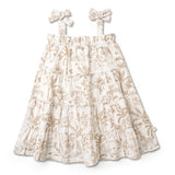 Organic Tiered Dress - Wild Tropics by Makemake