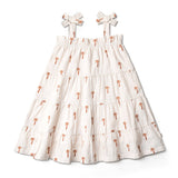 Organic Tiered Dress - Palm by Makemake