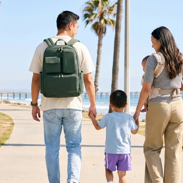 Belong Utility Backpack- Hunter by Itzy Ritzy