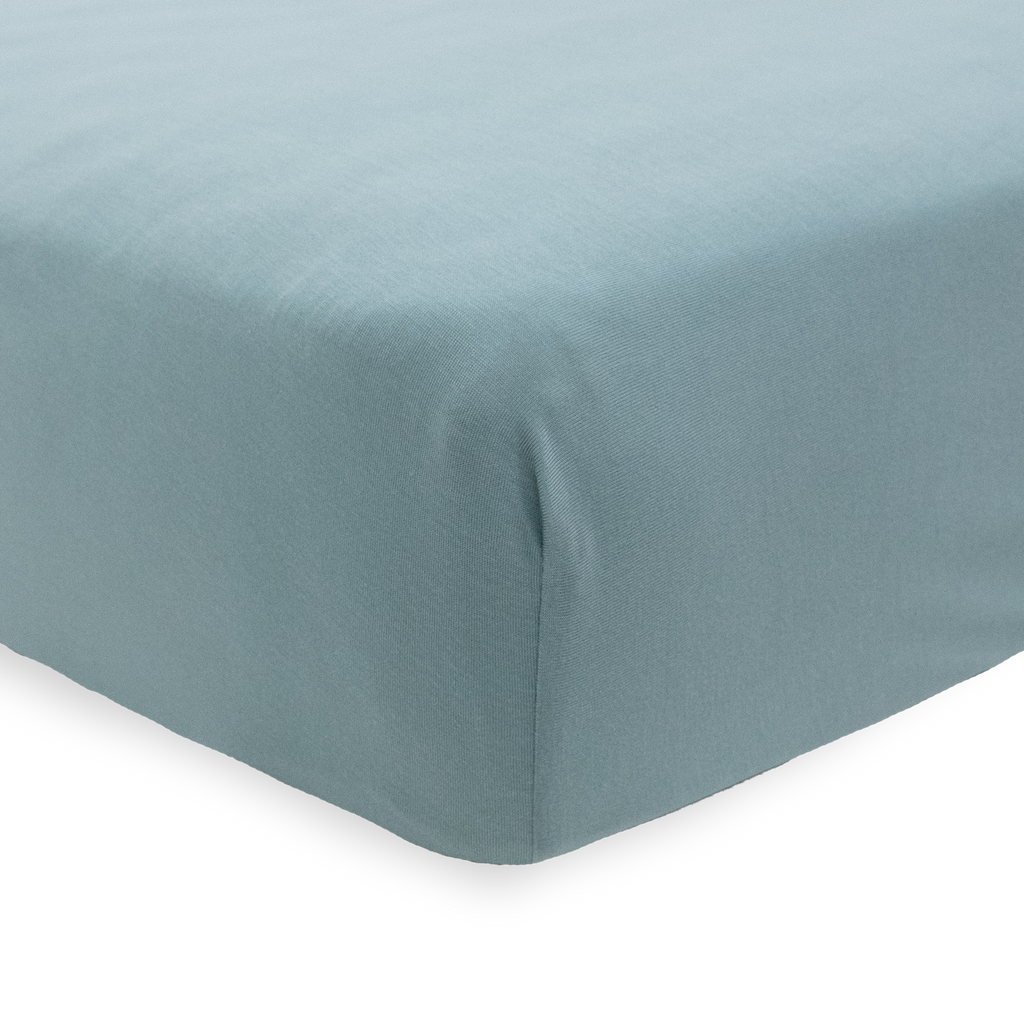 Stretch Knit Crib Sheet - Harbor by Little Unicorn
