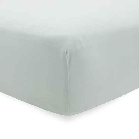 Stretch Knit Crib Sheet - Frost Green by Little Unicorn