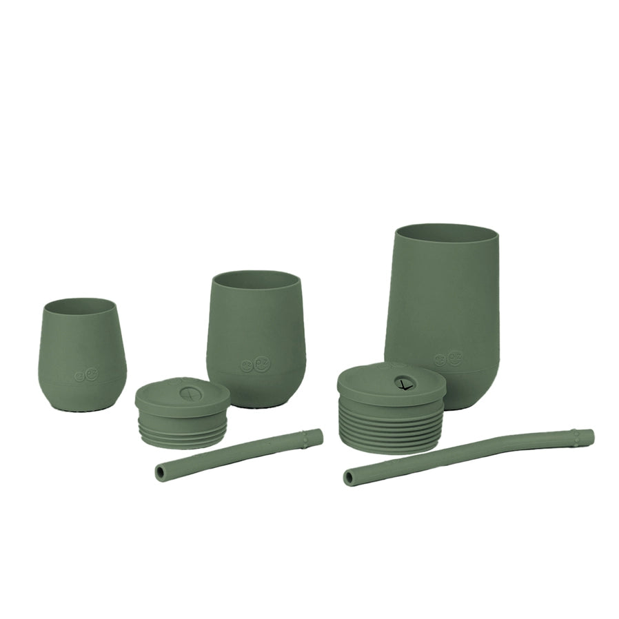 Developmental Cup Set in Olive by ezpz
