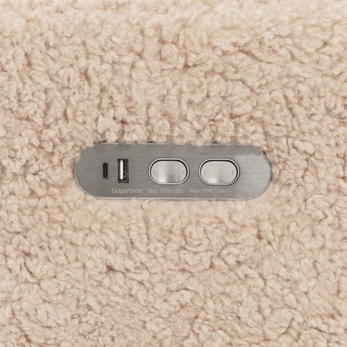 Babyletto Kiwi Plus Power Recliner and Swivel Glider with Power Adjustable Headrest and USB Port