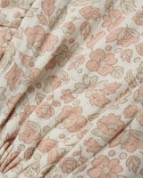 Woven Ruffle Bonnet || Pink Blossom by Quincy Mae