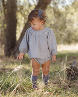 Mia Top + Bloomer Set || Midnight Gingham by Quincy Mae