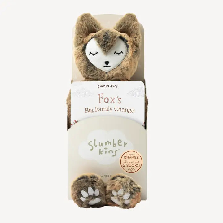 Fox's Navigating Change Set - Snuggler with 2 Books! by Slumberkins