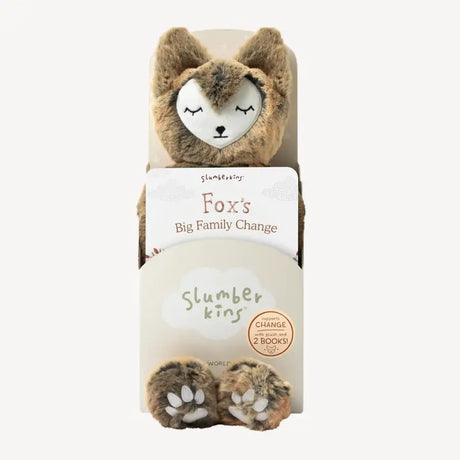 Fox's Navigating Change Set - Snuggler with 2 Books! by Slumberkins