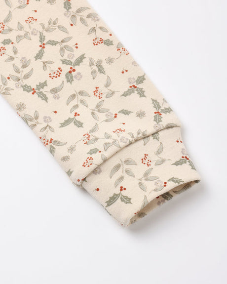 Organic Long Sleeve Pajama Set || Holly Fleur by Rylee + Cru
