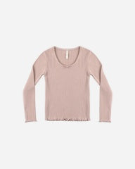 Ribbed Long Sleeve || Rosewood by Rylee + Cru