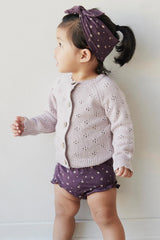 Organic Cotton Frill Bloomers - Goldie Huckleberry Sparse by Jamie Kay