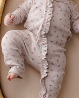 Ruffle Jumpsuit || Heart Ditsy by Quincy Mae