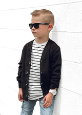 Cardigan - Black by Little Bipsy