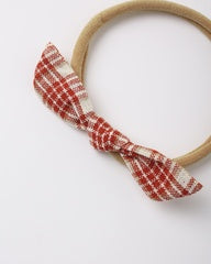 Little Knot Headband || Vintage Plaid by Rylee + Cru