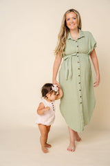 The Everyday Dress -Sage by Lou Lou & Company
