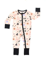 Halloween Sweet and Spooky Girls Glow in the Dark Pajamas Bamboo Baby Convertible Sleeper by Emerson and Friends