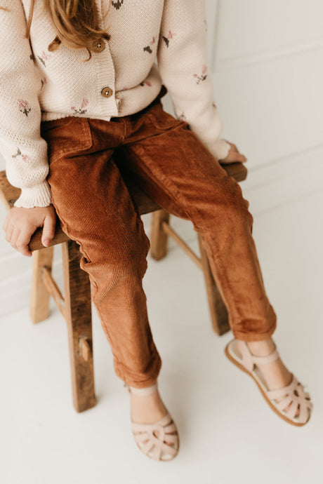 Cillian Cord Pant - Gingerbread by Jamie Kay