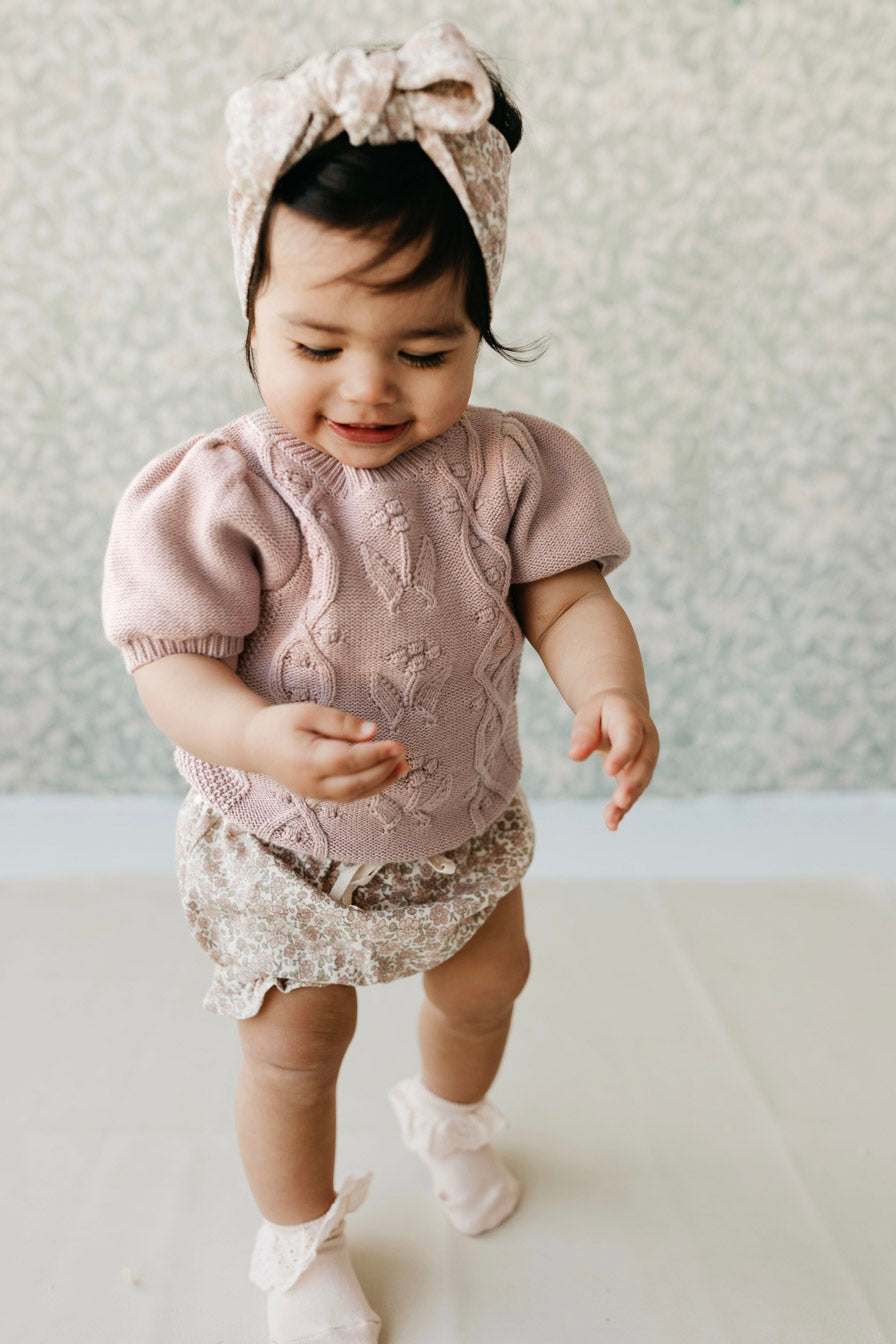 Vivienne Knitted Top - Dusky Rose by Jamie Kay