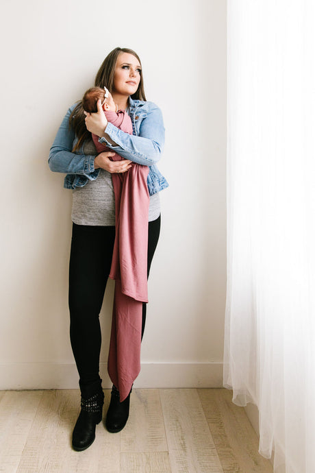 Marjorie Ribbed Swaddle Blanket by Lou Lou & Company