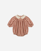 Heidi Romper || Vintage Plaid by Rylee + Cru