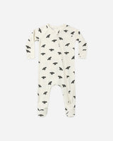 Bamboo Zip Footie || Bats by Quincy Mae