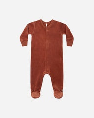 Hidden Snap Footie || Redwood by Quincy Mae