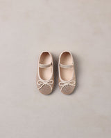 Ballet Flats || Rose Gold Shimmer by Noralee