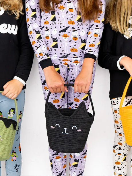 Lucy's Room Cat Rope Halloween Basket by Emerson and Friends