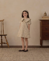 Collared Denim Mini Dress || Leopard by Rylee + Cru