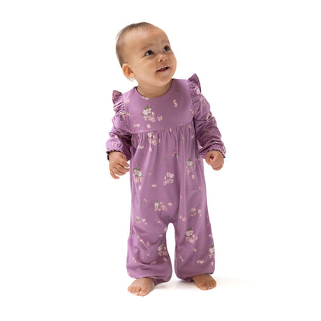 Ruffle Sleeve Romper- Woodsorrel by Angel Dear