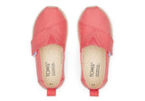 Tiny Kids Alpargata in Peach by TOMS