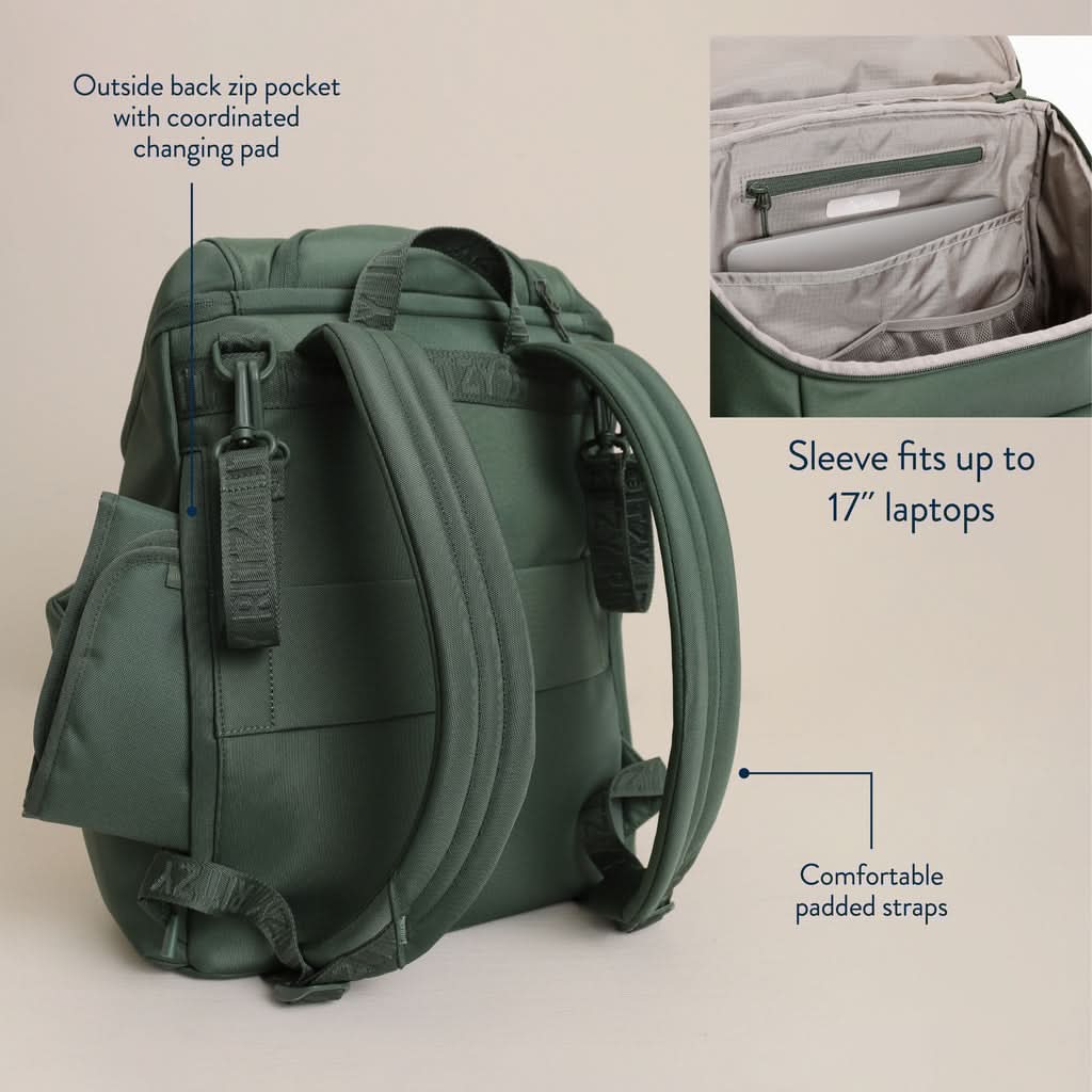 Belong Bucket Backpack- Hunter by Itzy Ritzy