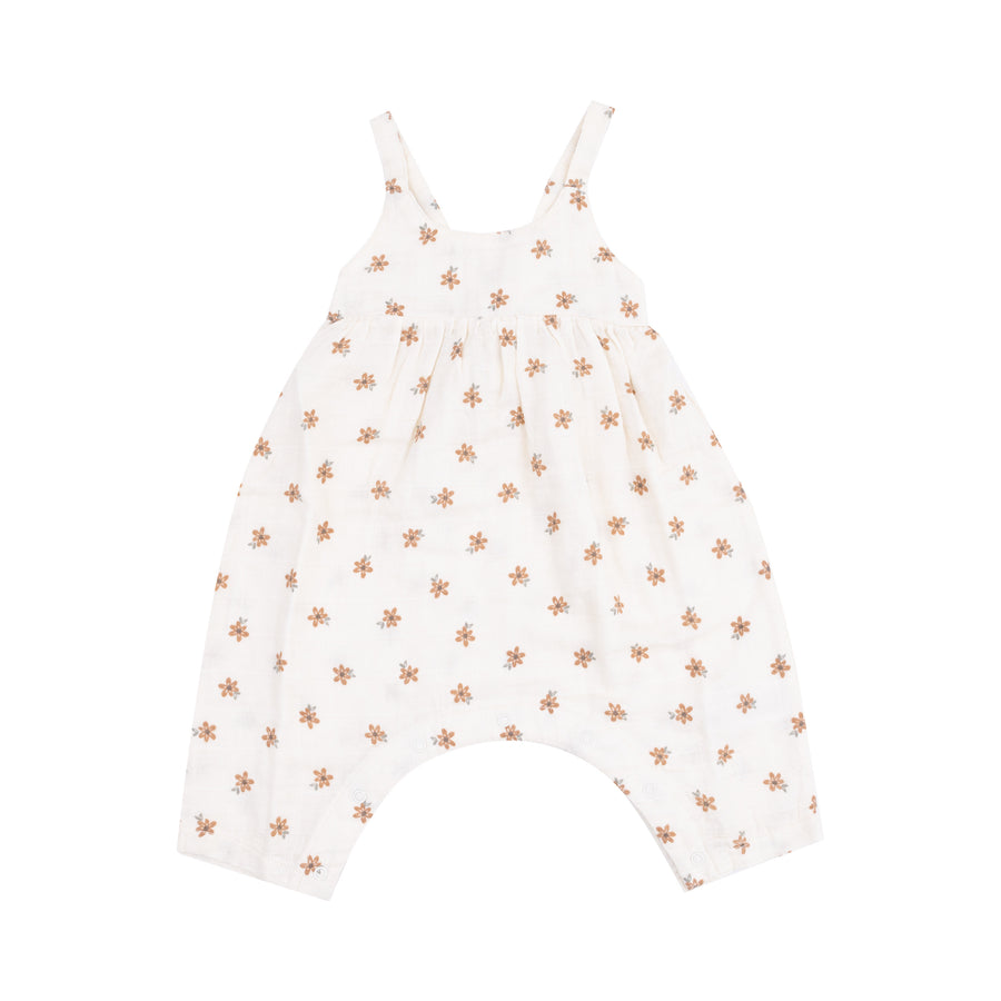 Tie Back Romper - Bitty Blooms by Angel Dear