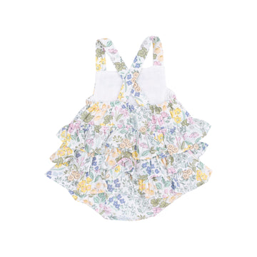 Ruffle Sunsuit - Samantha Floral by Angel Dear