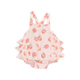 Ruffle Sunsuit - Sweet Peach by Angel Dear