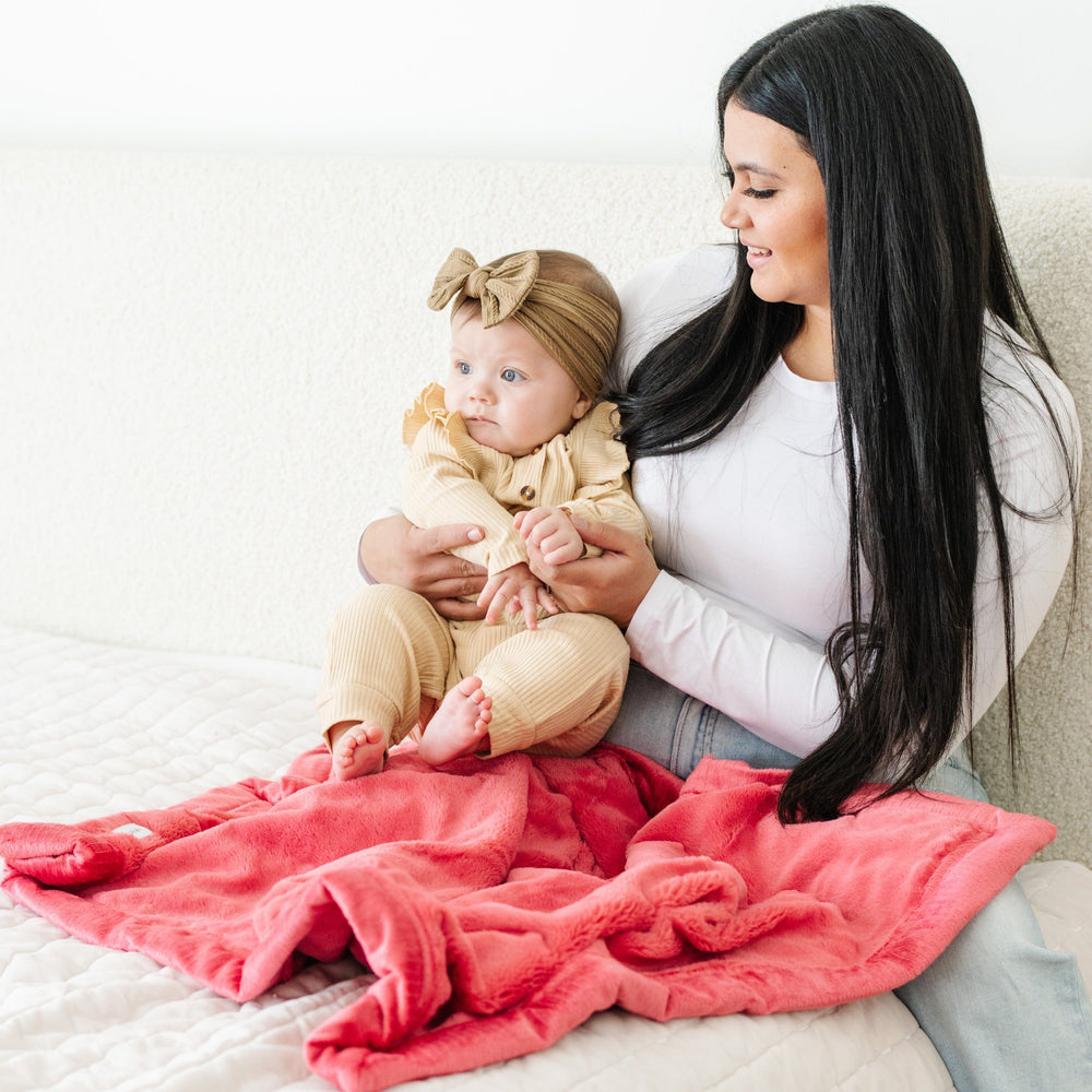 Lush Receiving Blanket in Primrose by Saranoni