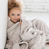 Lush Toddler Blanket- Feather by Saranoni