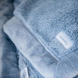Lush Mini Blanket in Storm Cloud by Saranoni