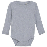 Long Sleeve Rib Body - Gray Dawn by Fixoni