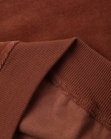 Velour Relaxed Sweatshirt || Redwood by Quincy Mae