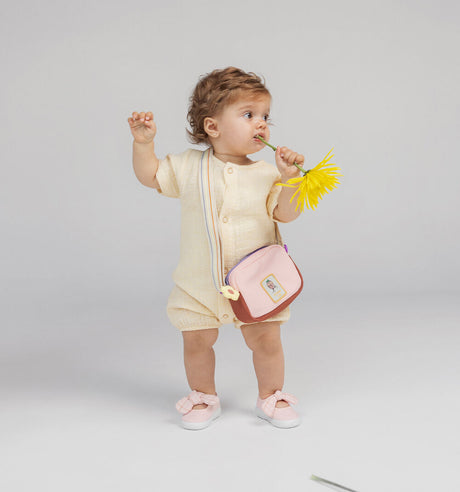 Ojala Canvas + Plaid Bow- Rosa by Victoria Shoes