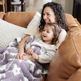 Double-Layer Bamboni Receiving Blanket in Pansy by Saranoni